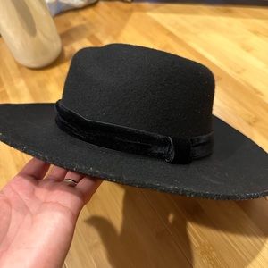 Rag & Bone Black Fedora